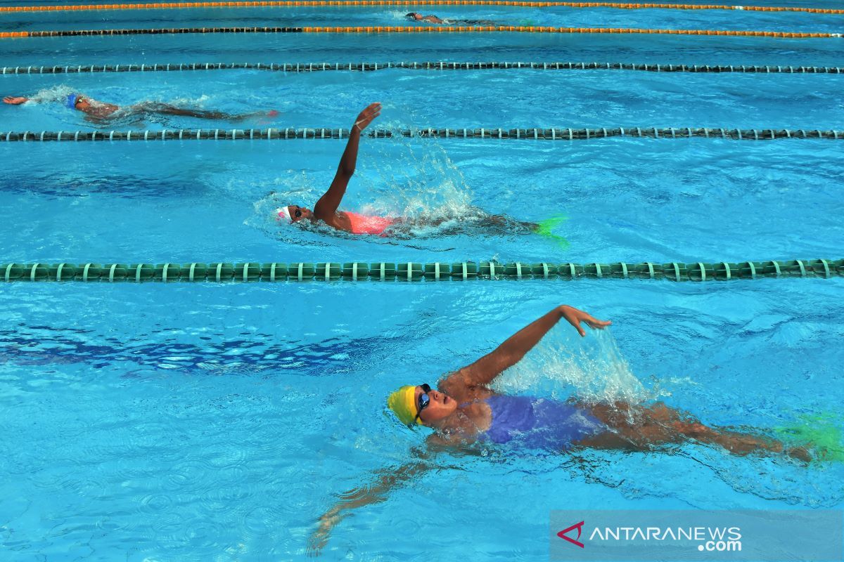 PON Papua - Atlet Renang Bali ikuti Latihan Persiapan PON Papua