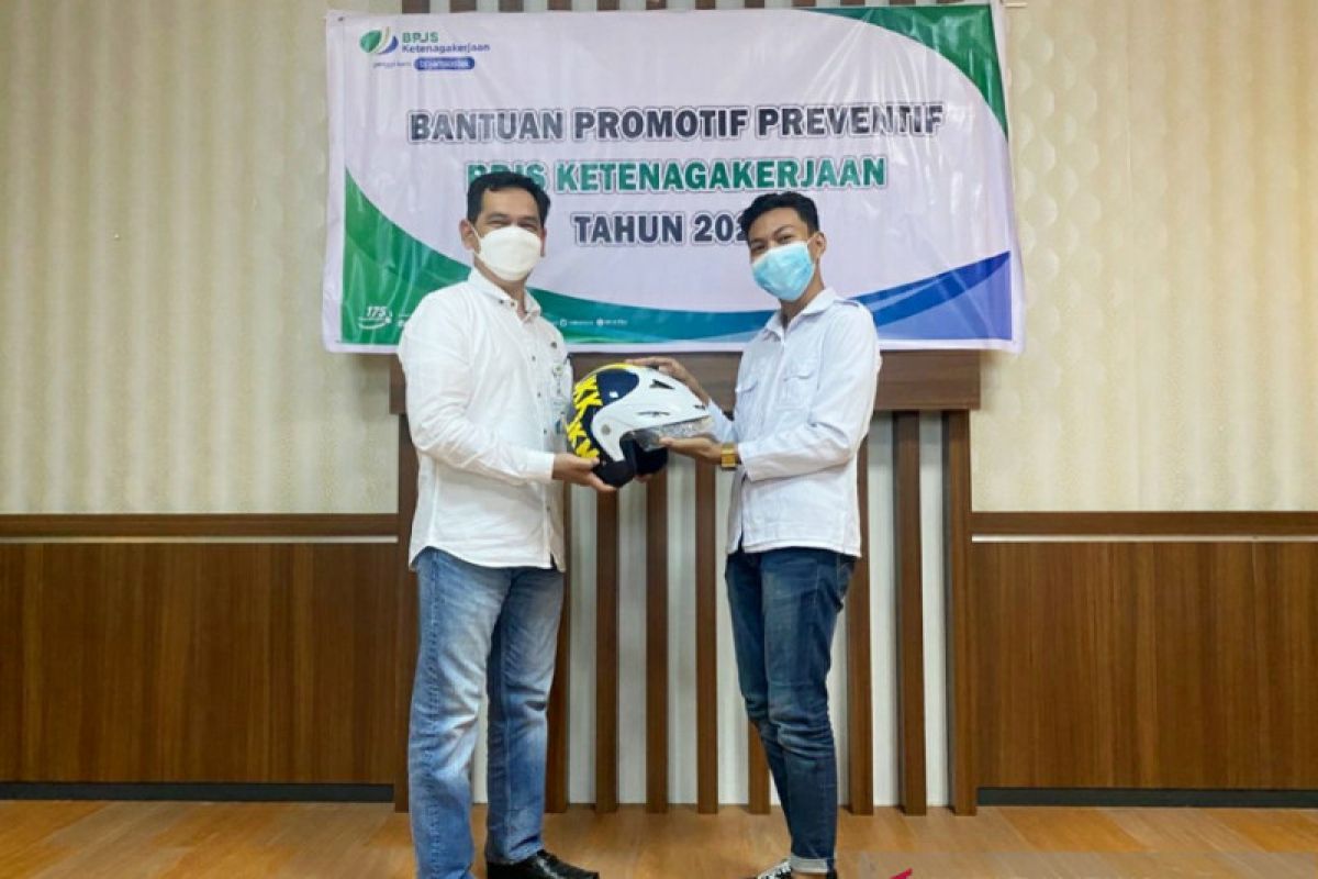 BPJAMSOSTEK  beri bantuan promotif preventif pekerja di kota Palu