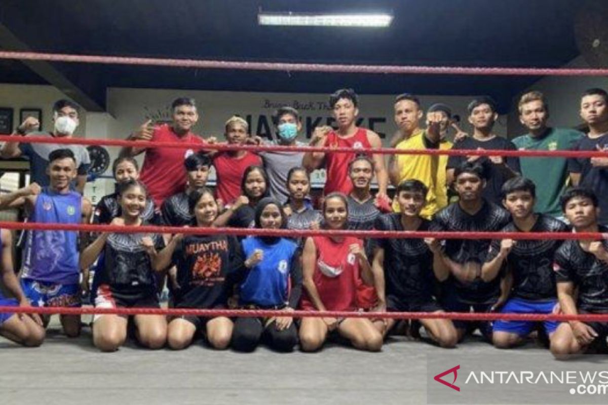 PON Papua- Tim Muaythai Kaltim matangkan  teknik bertarung