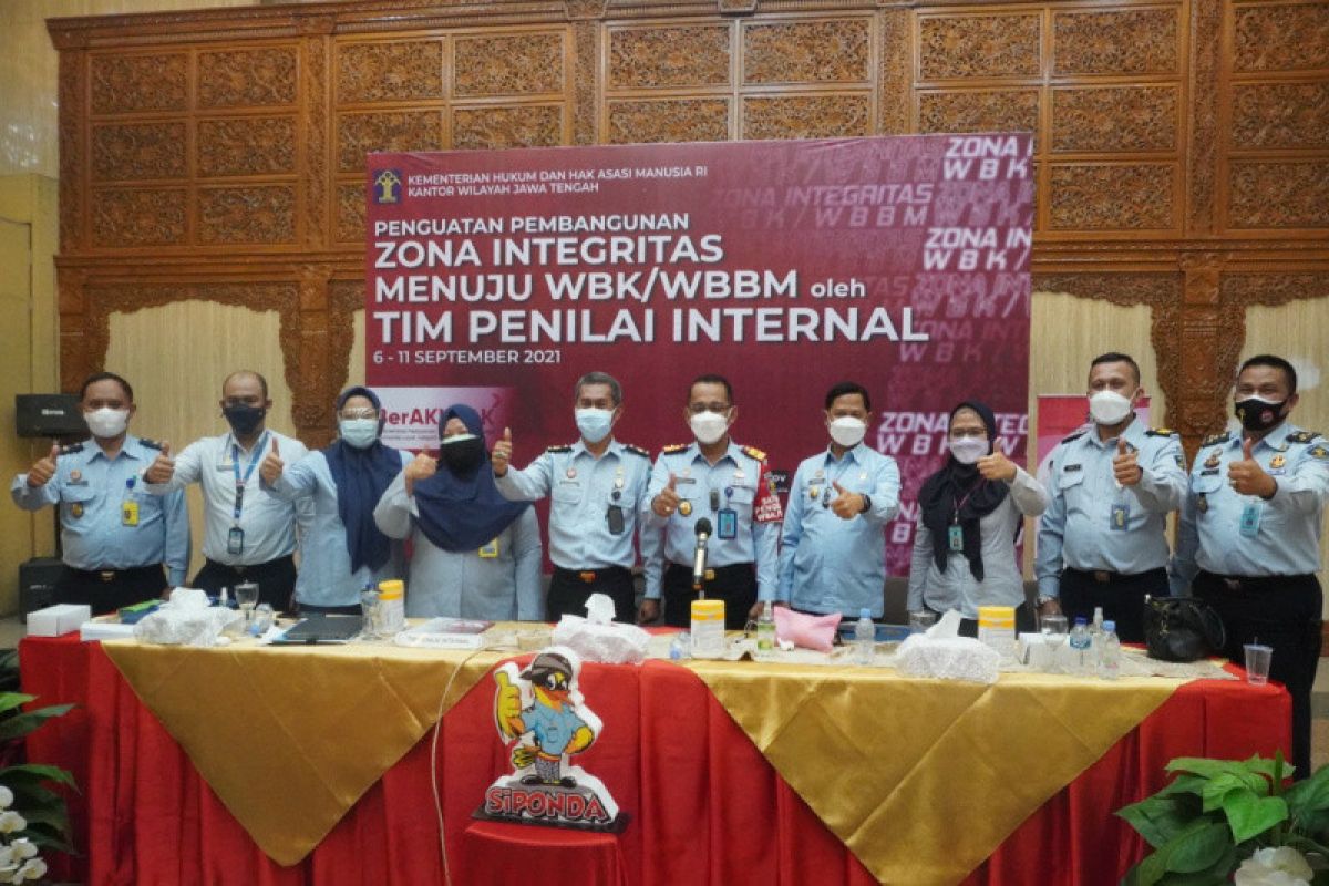 Kemenkumham Jateng presentasikan progres Pembangunan Zona Integritas