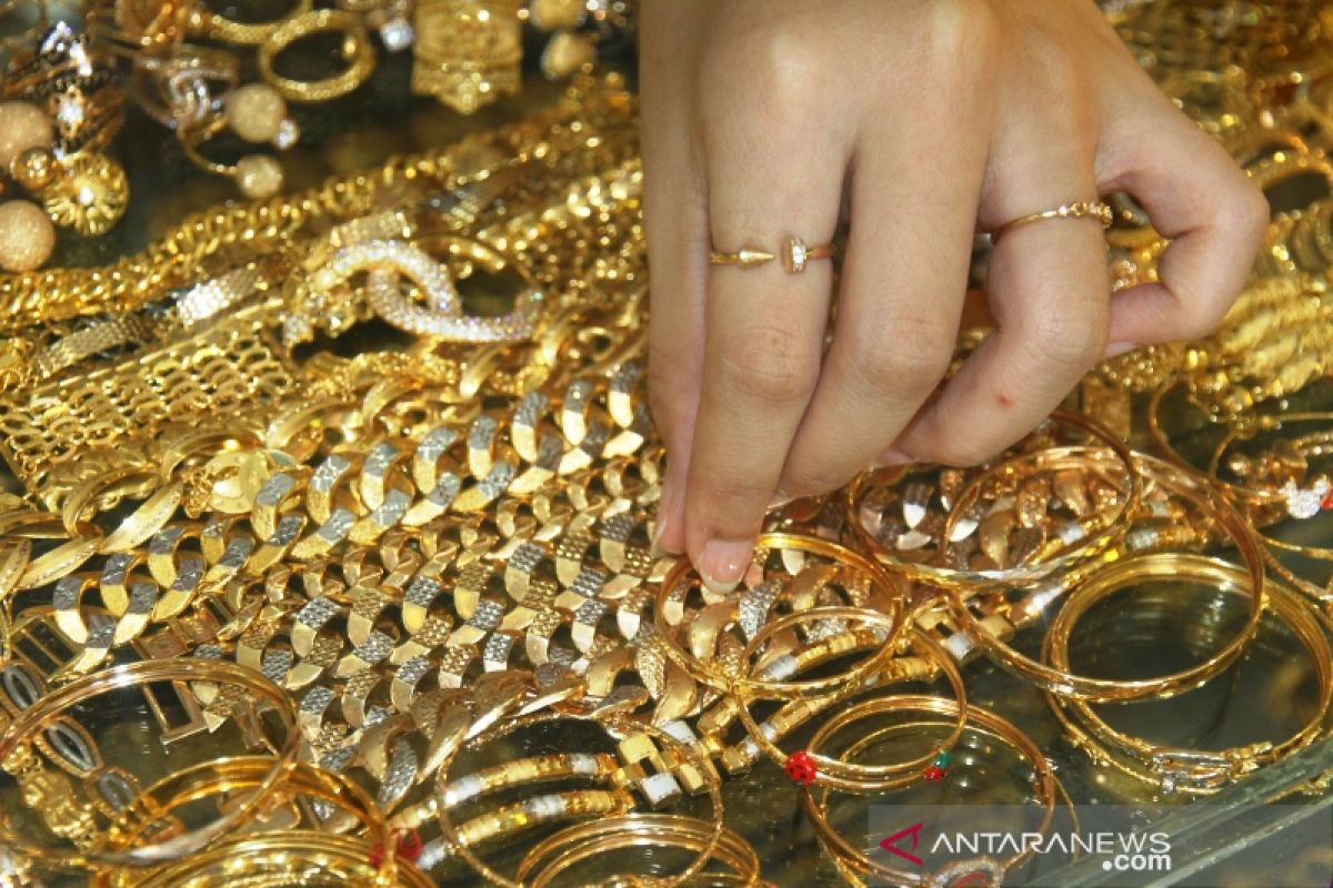 Harga perhiasan emas di Meulaboh turun menjadi Rp2,75 juta/mayam