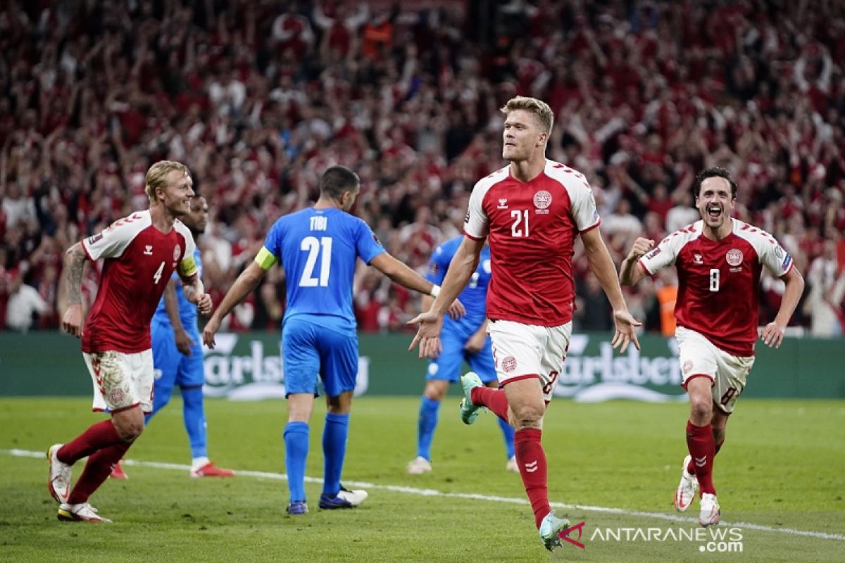 Denmark bombardir Israel 5-0, Skotlandia pecundangi Austria 1-0