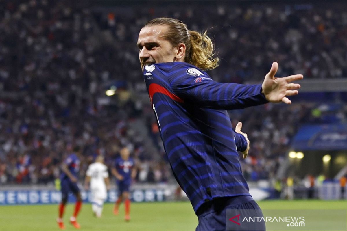 Antoine Griezmann bimbing Prancis kembali ke jalur kemenangan