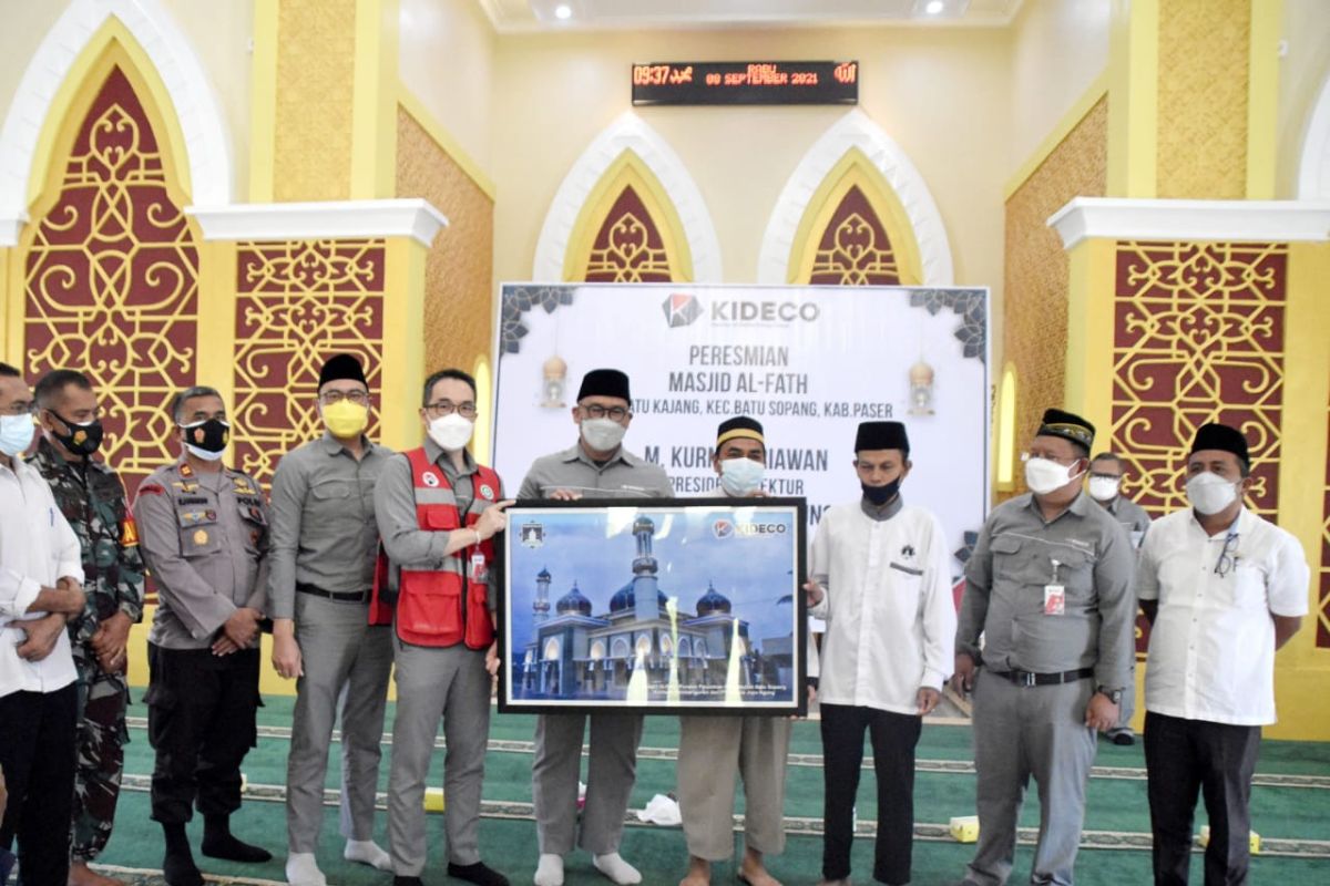 Presiden Direktur Kideco resmikan Masjid Al-Fath Desa Batu Kajang