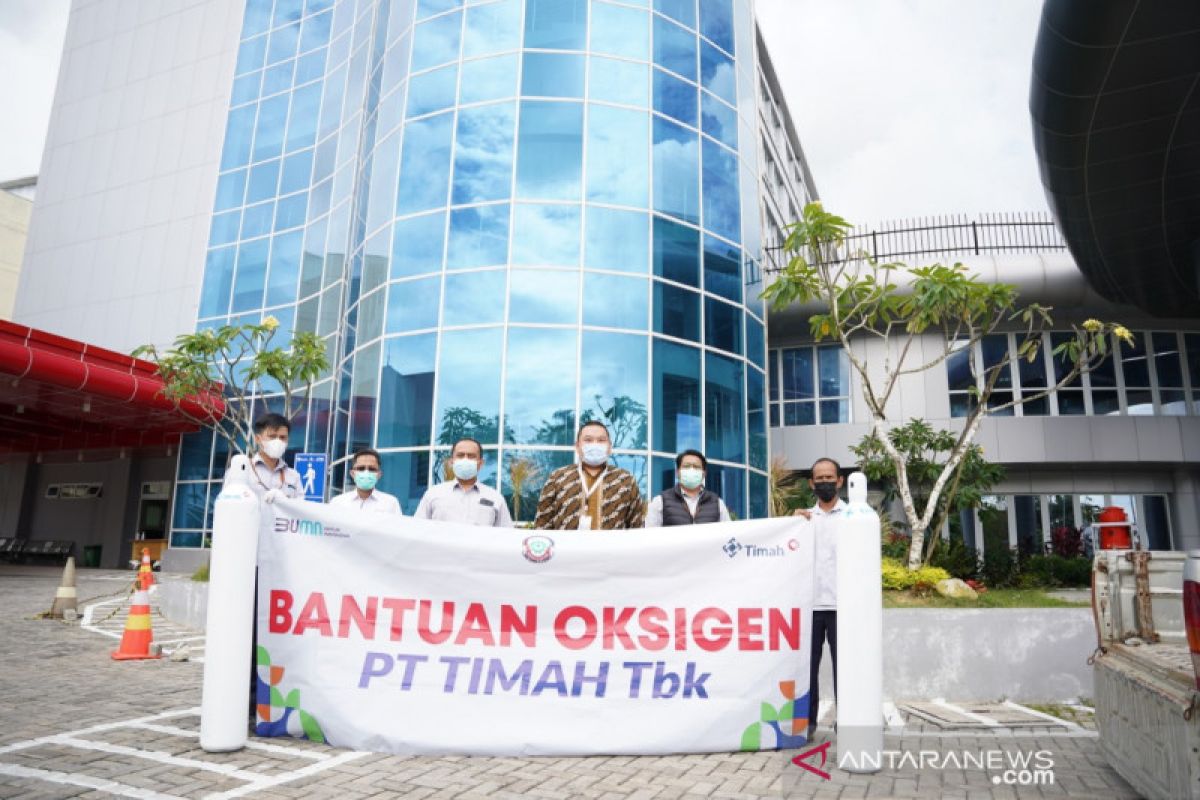 PT Rumah Sakit Bakti Timah Kebagian Bantuan Oksigen dari PT Timah Tbk