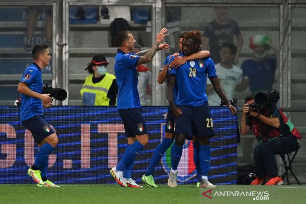 Timnas Italia berhasil ukir rekor baru tak terkalahkan di pertandingan resmi