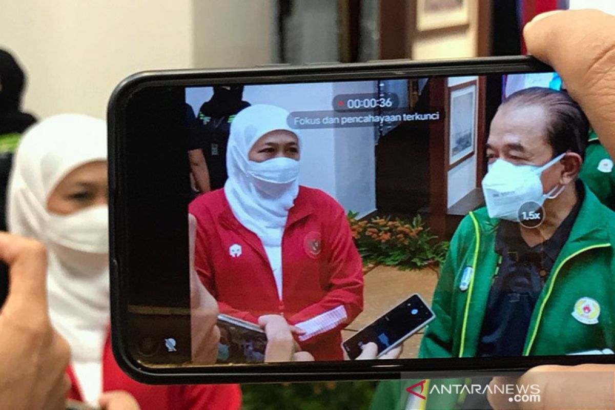 Gubernur Jatim bakal undang atlet PON ke Grahadi