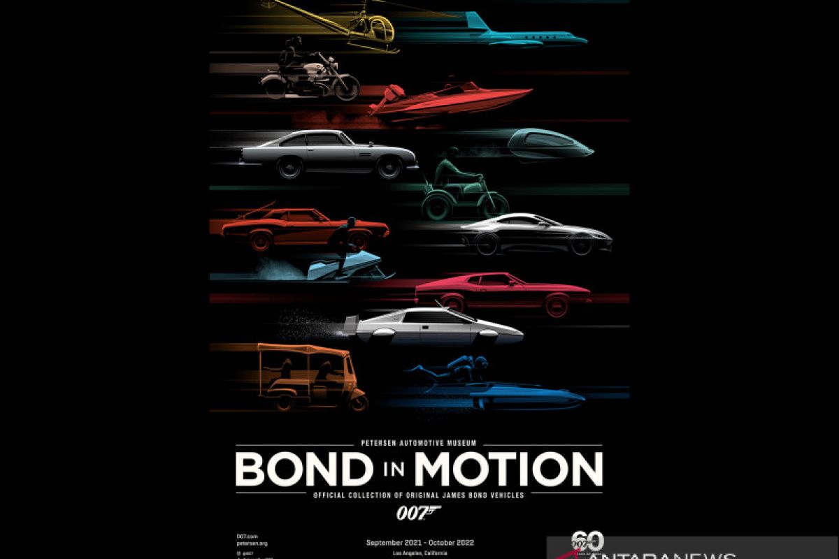 Kendaraan ikonis James Bond kembali di pameran Bond in Motion