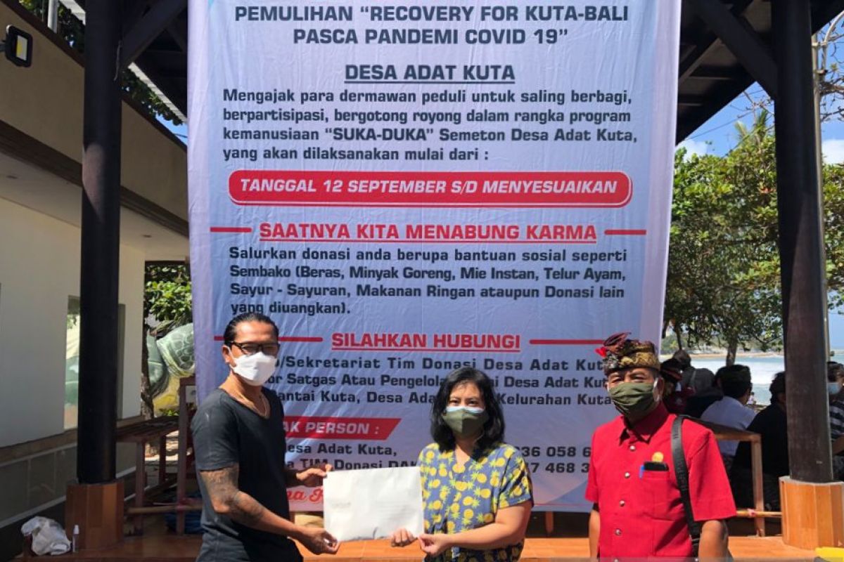 Desa Adat Kuta-Bali buka program donasi warga terpapar COVID-19