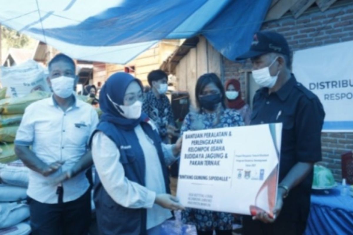 Bupati Mamuju salurkan bantuan usaha dari UNDP untuk warga desa