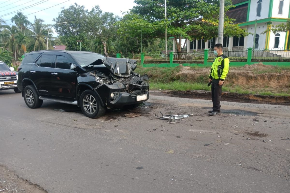 Mobil Bupati Merangin alami kecelakaan di Batanghari
