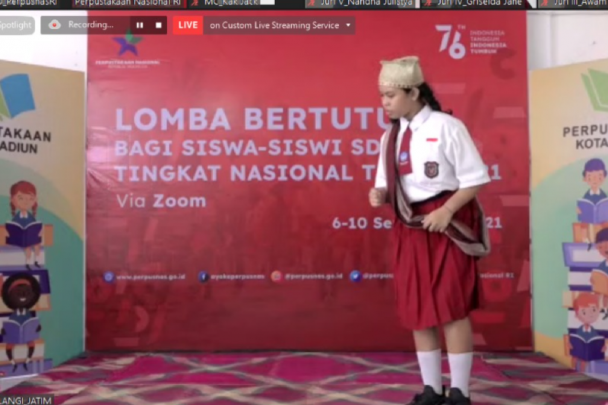Perwakilan Jawa Timur raih juara satu lomba bertutur tingkat SD/MI