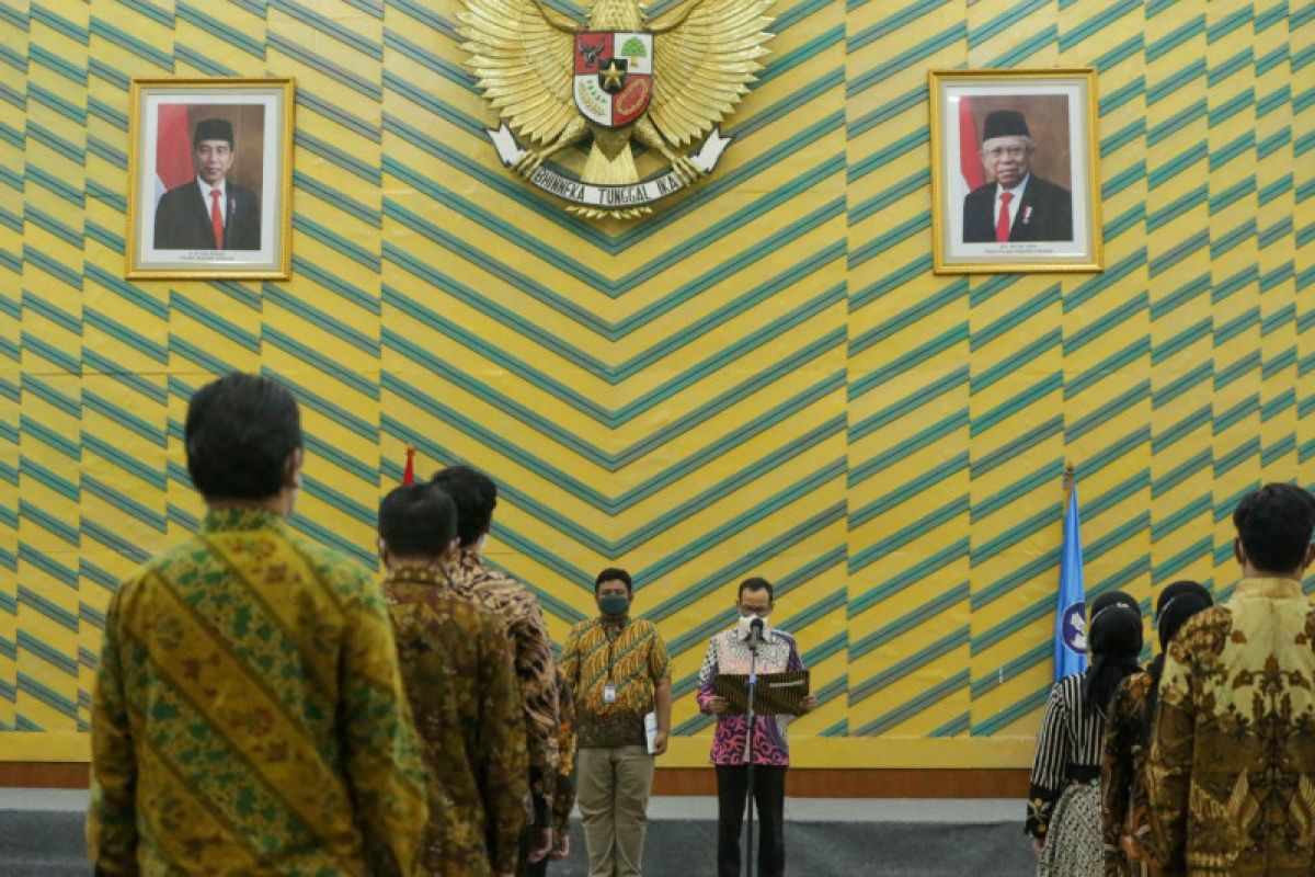 Ditjen DIktiristek kukuhkan 22 agen perubahan reformasi birokrasi