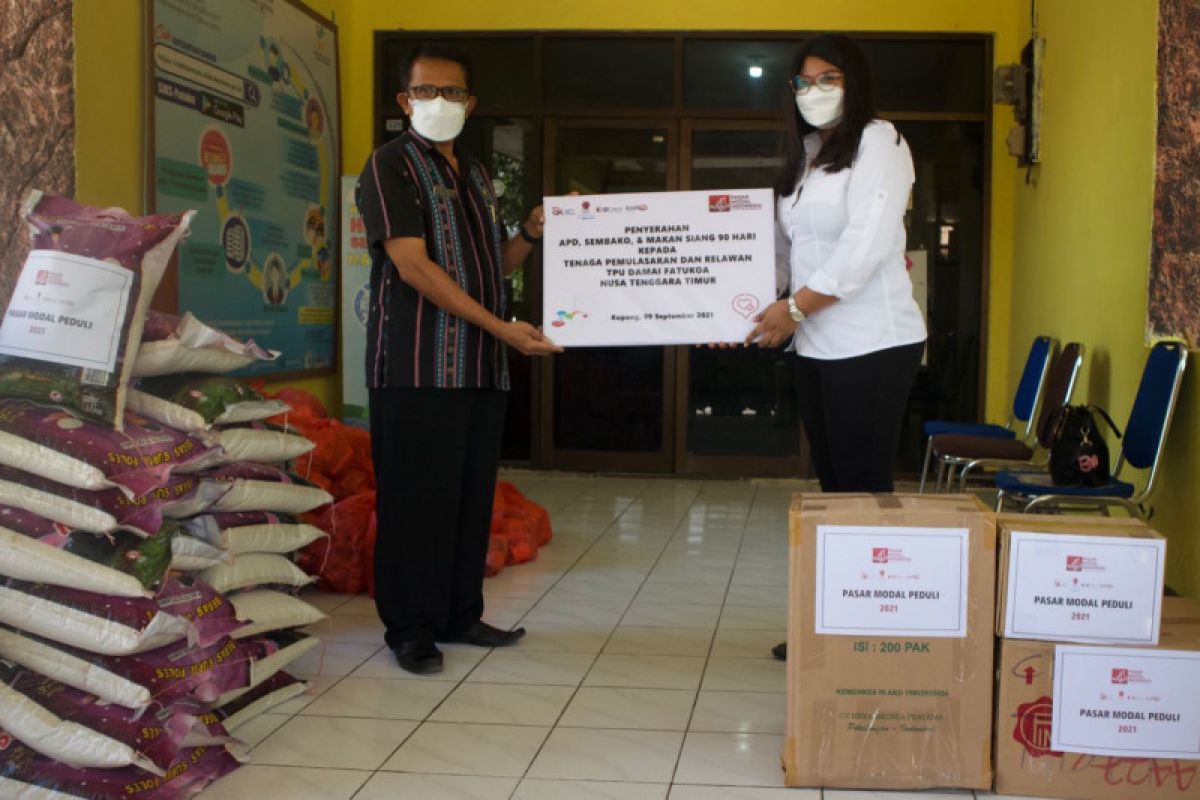 BEI NTT salurkan CSR SRO Pasar Modal bagi nakes