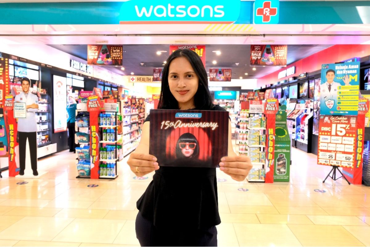 Begini cara Watsons Indonesia rayakan hari jadi ke-15