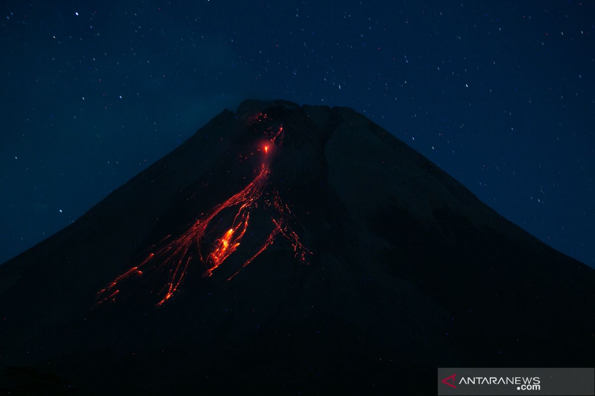 Gunung Merapi 144 kali luncurkan guguran lava selama sepekan