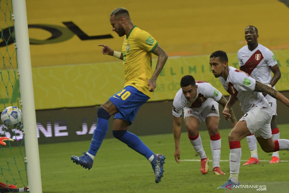 Brazil sukses pertahankan catatan sempurna usai taklukan Peru 2-0