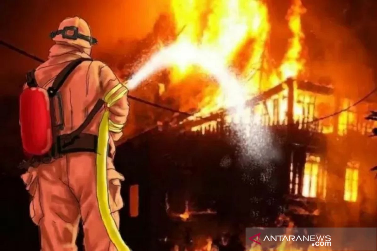 Gedung Farmasi RS Mintoharjo terbakar