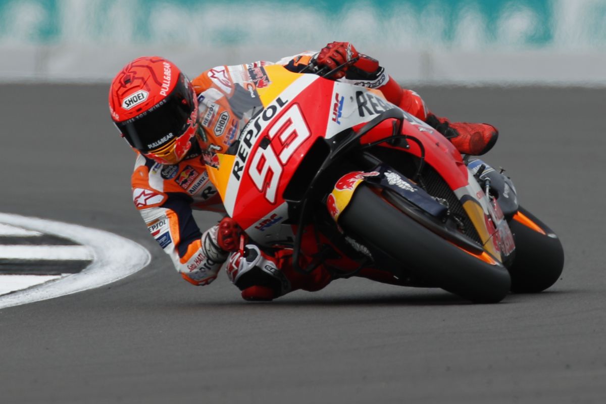 MotoGP: Marquez tercepat di sesi latihan bebas Grand Prix Aragon