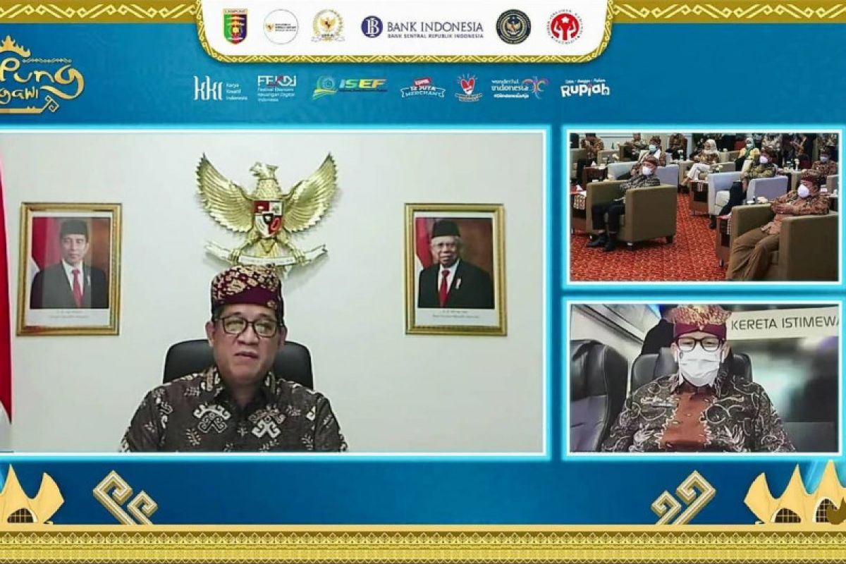 Pemkab Pesisir Barat ikuti opening ceremony Lampung Begawi secara virtual