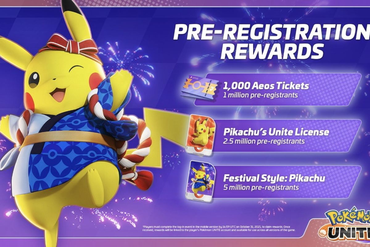 Pokemon Unite sudah buka pra-registrasi