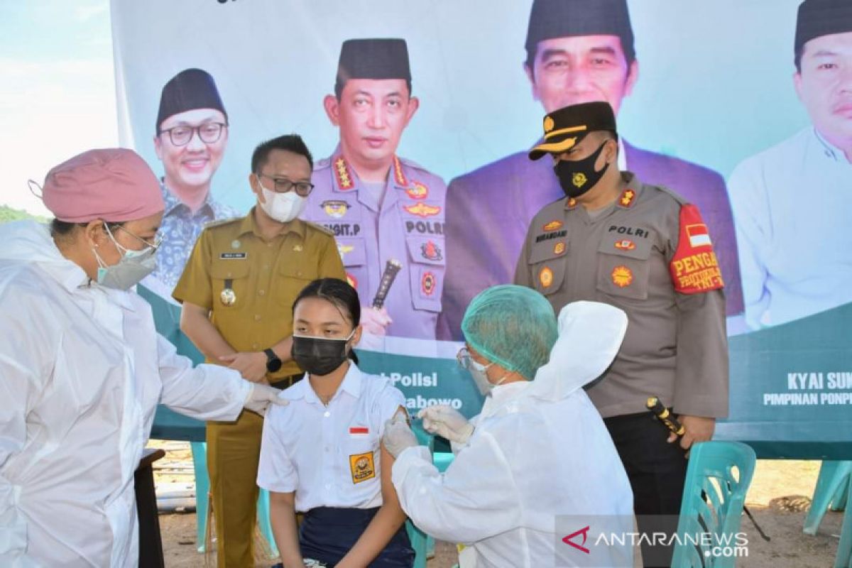 50 persen pelajar di Morowali Utara  diupayakan divaksinasi COVID-19