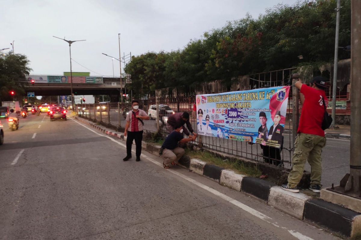 Karang Taruna Kelurahan Pademangan gelar vaksinasi sasar 2.000 peserta