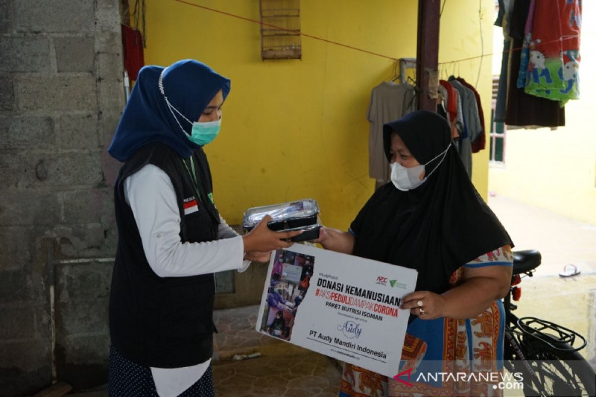 PT Audy Mandiri Indonesia-Dompet Dhuafa dorong kesembuhan pasien isoman dan dhuafa