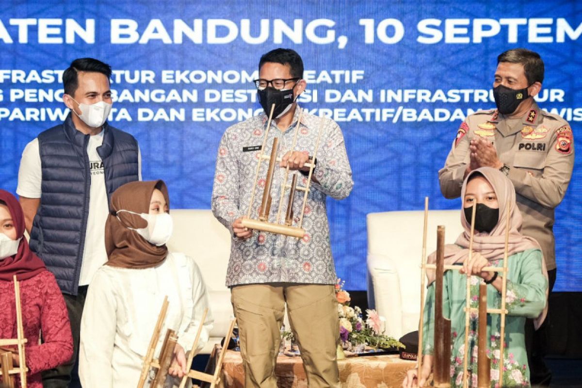 Menparekraf sebut dukung penguatan sektor ekraf di Kabupaten Bandung