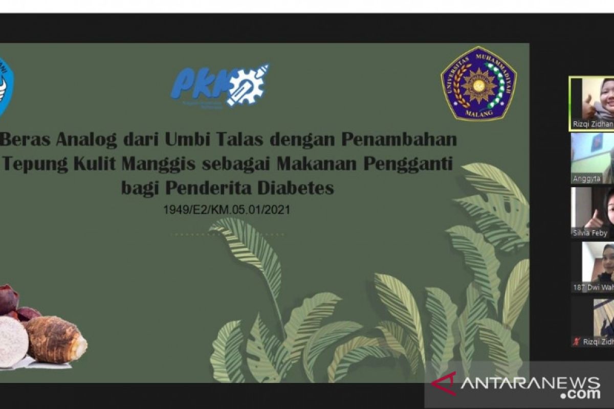 Mahasiswa UMM buat beras analog dari kulit manggis untuk penderita diabetes