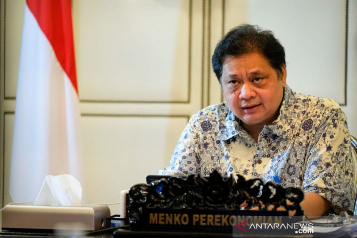 Menko Airlangga: Tak ada lagi provinsi yang terapkan PPKM Level 4