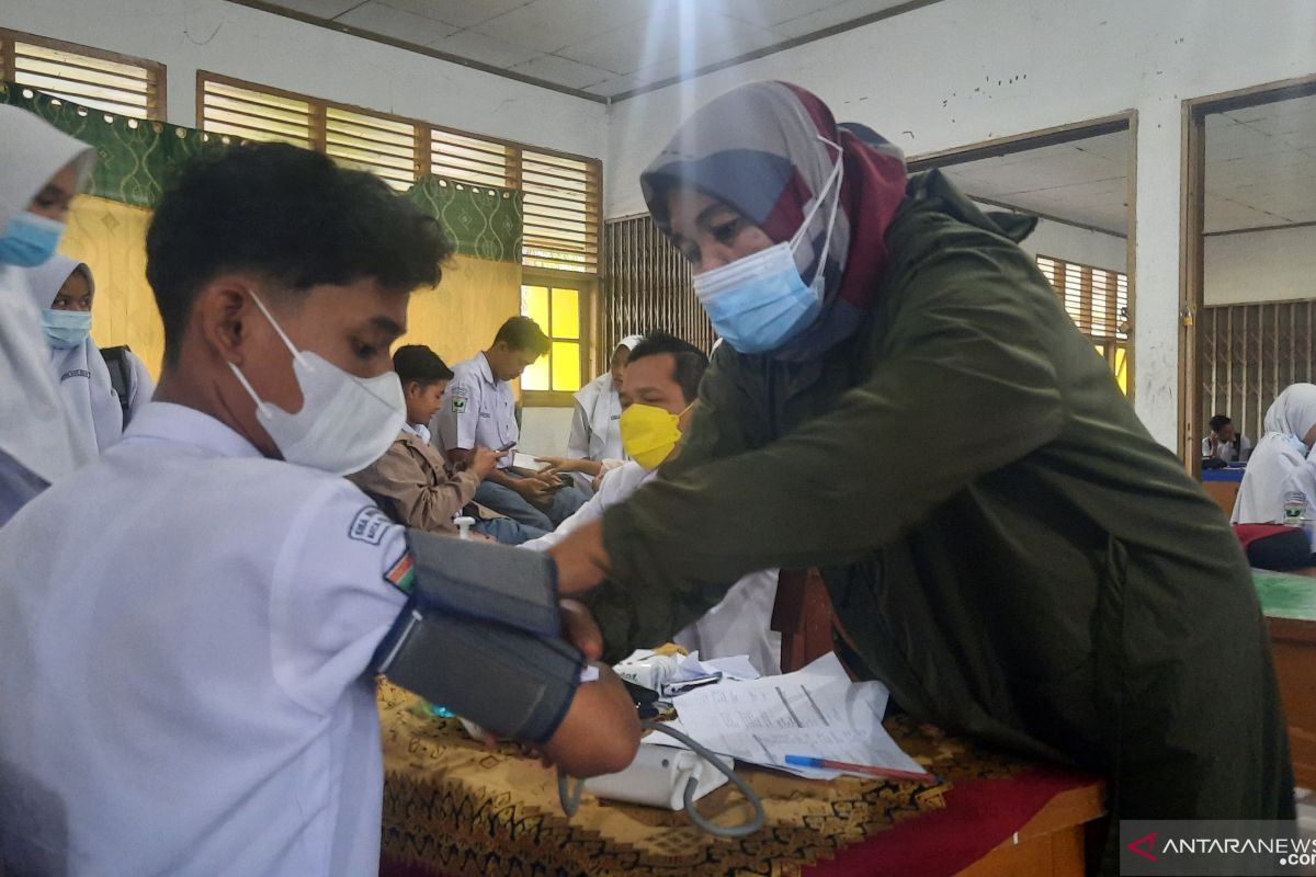 Vaksinasi pelajar di Aceh Tengah baru 5 persen