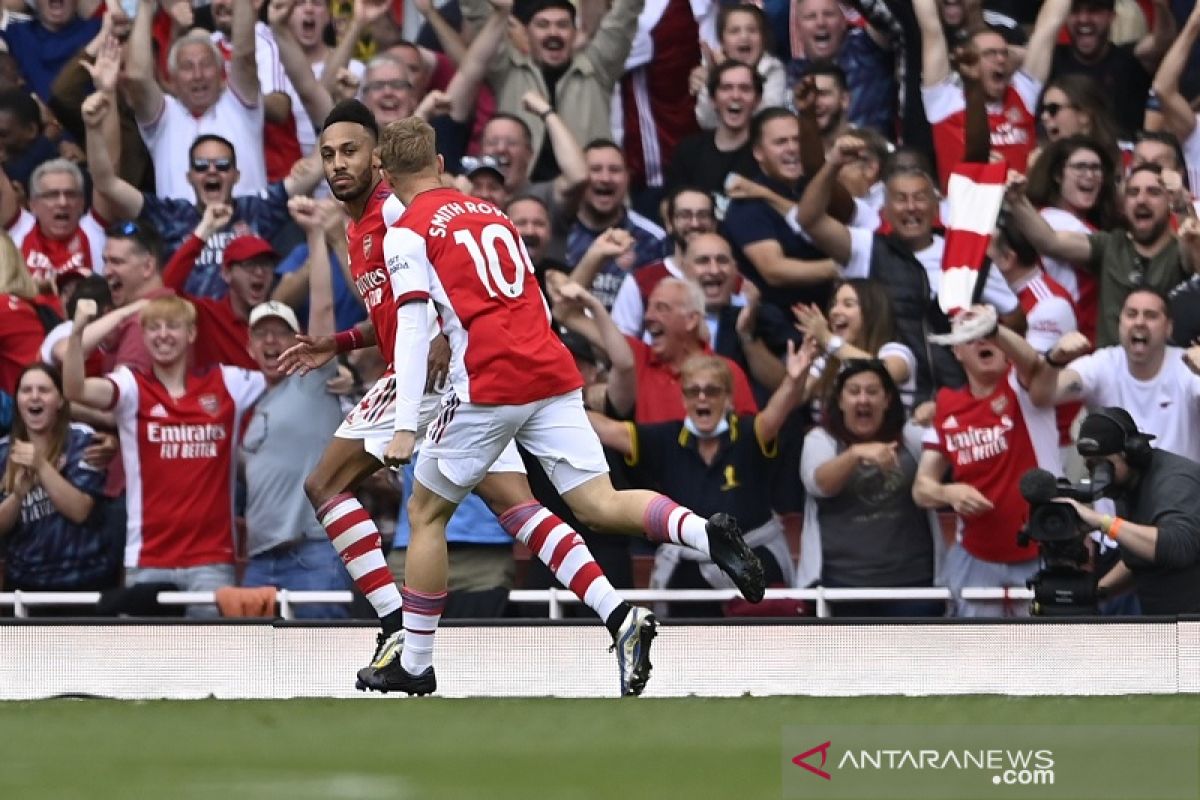 Fans Arsenal bisa tersenyum,  petik kemenangan pertama musim ini