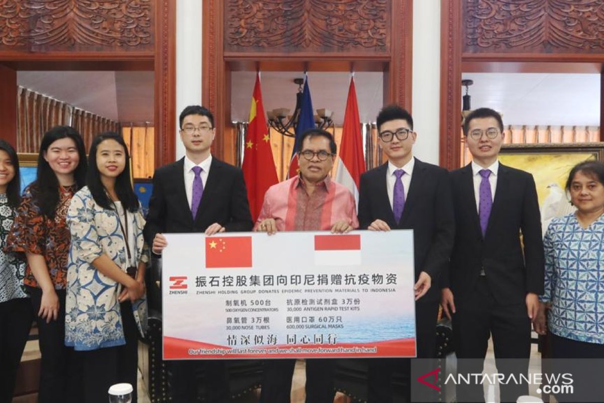 Perusahaan China donasikan alat penanggulangan COVID-19 untuk Indonesia