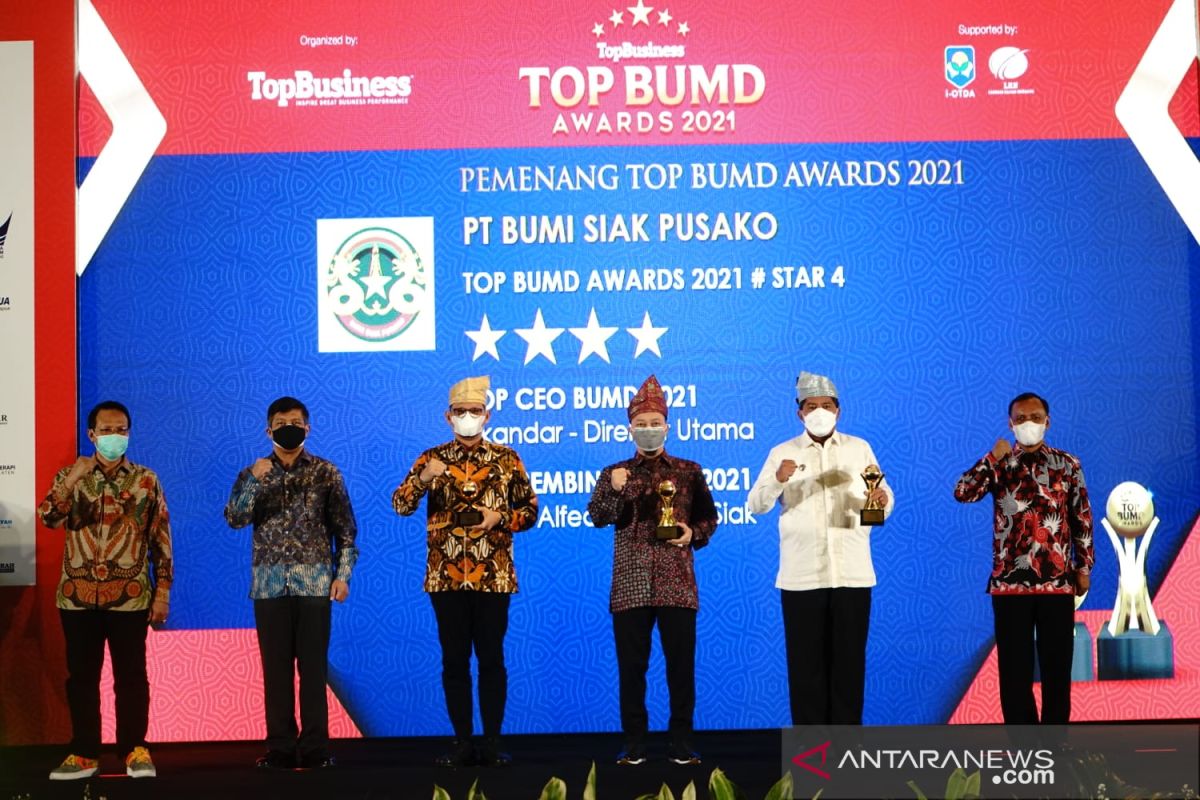 Perusahaan ini raih tiga penghargaan pada Top BUMD Awards