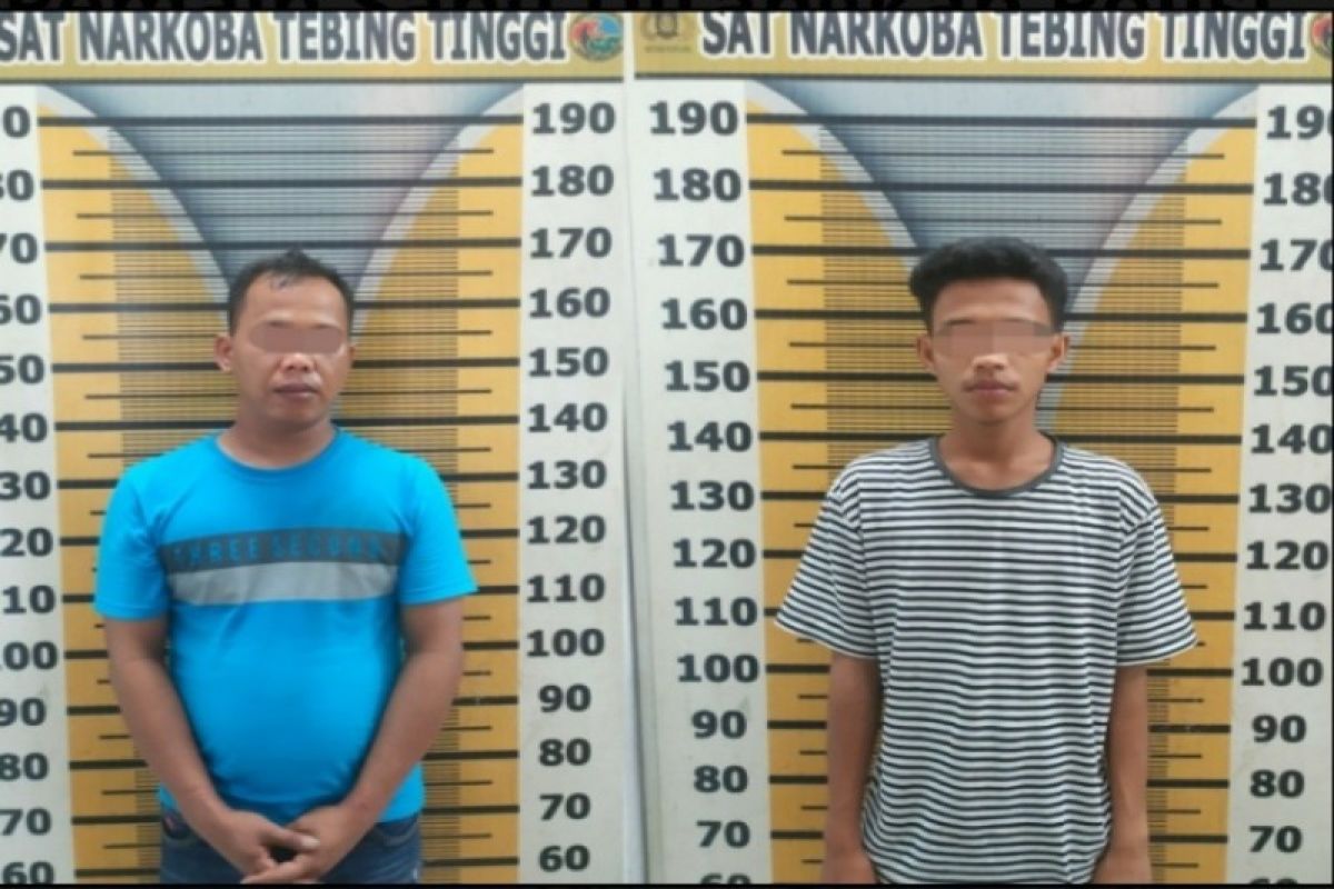 Dua pelaku narkoba diciduk di Hotel Mora Tebing Tinggi