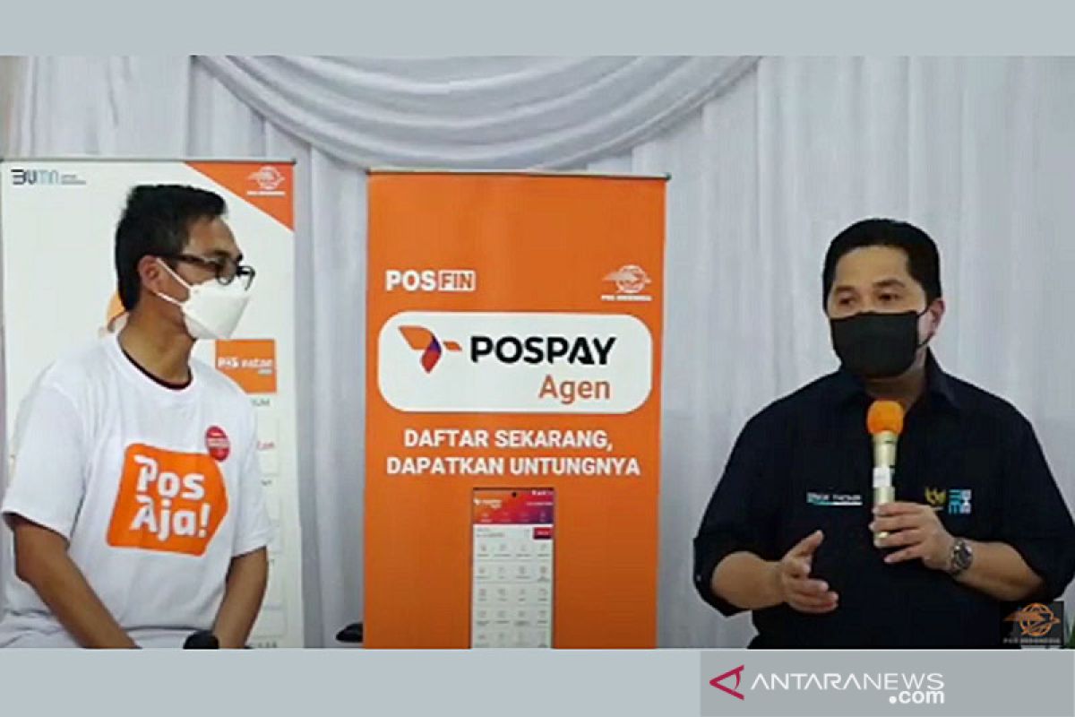 Aset PT Pos bisa dijadikan pusat distribusi e-commerce, kata Erick Thohir