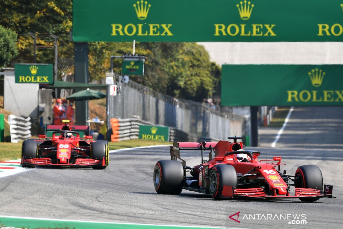 Formula 1 : Pebalap Ferrari Leclerc akan start dari posisi paling belakang di GP Rusia