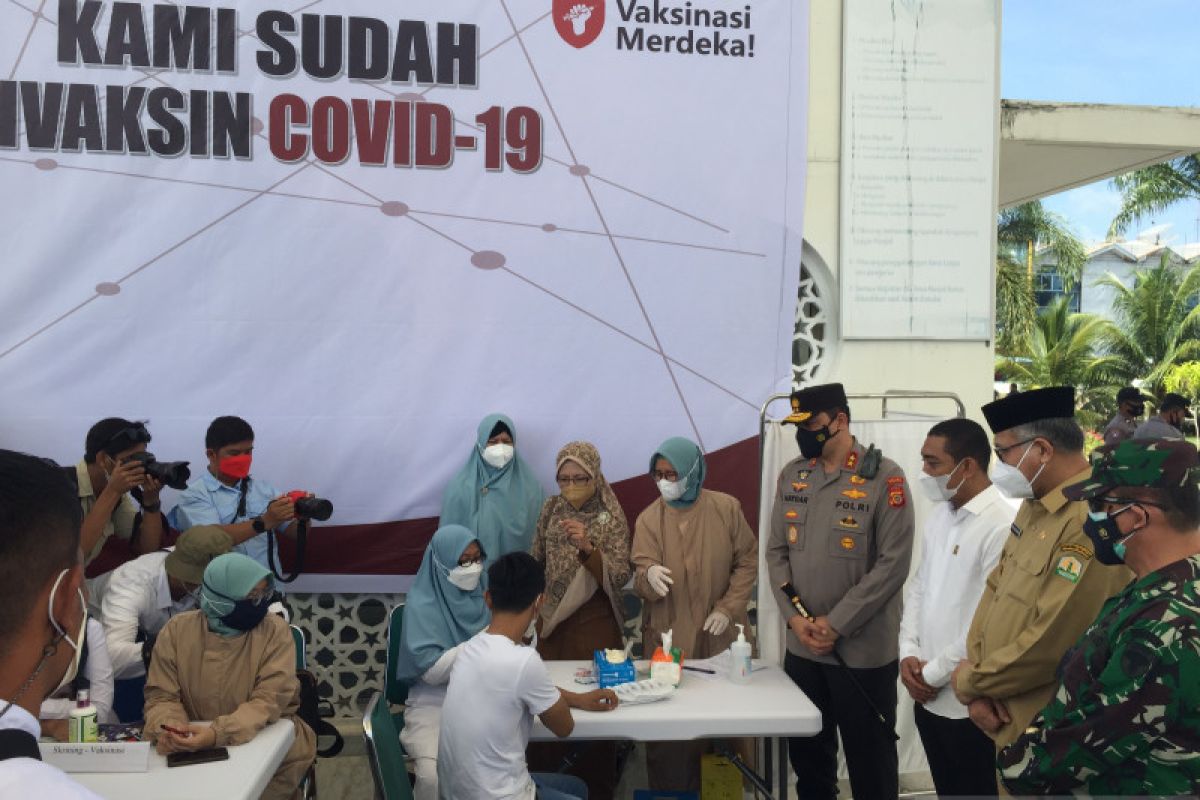 Sinergi pemerintah, TNI/Polri wujudkan kekebalan kelompok di Aceh