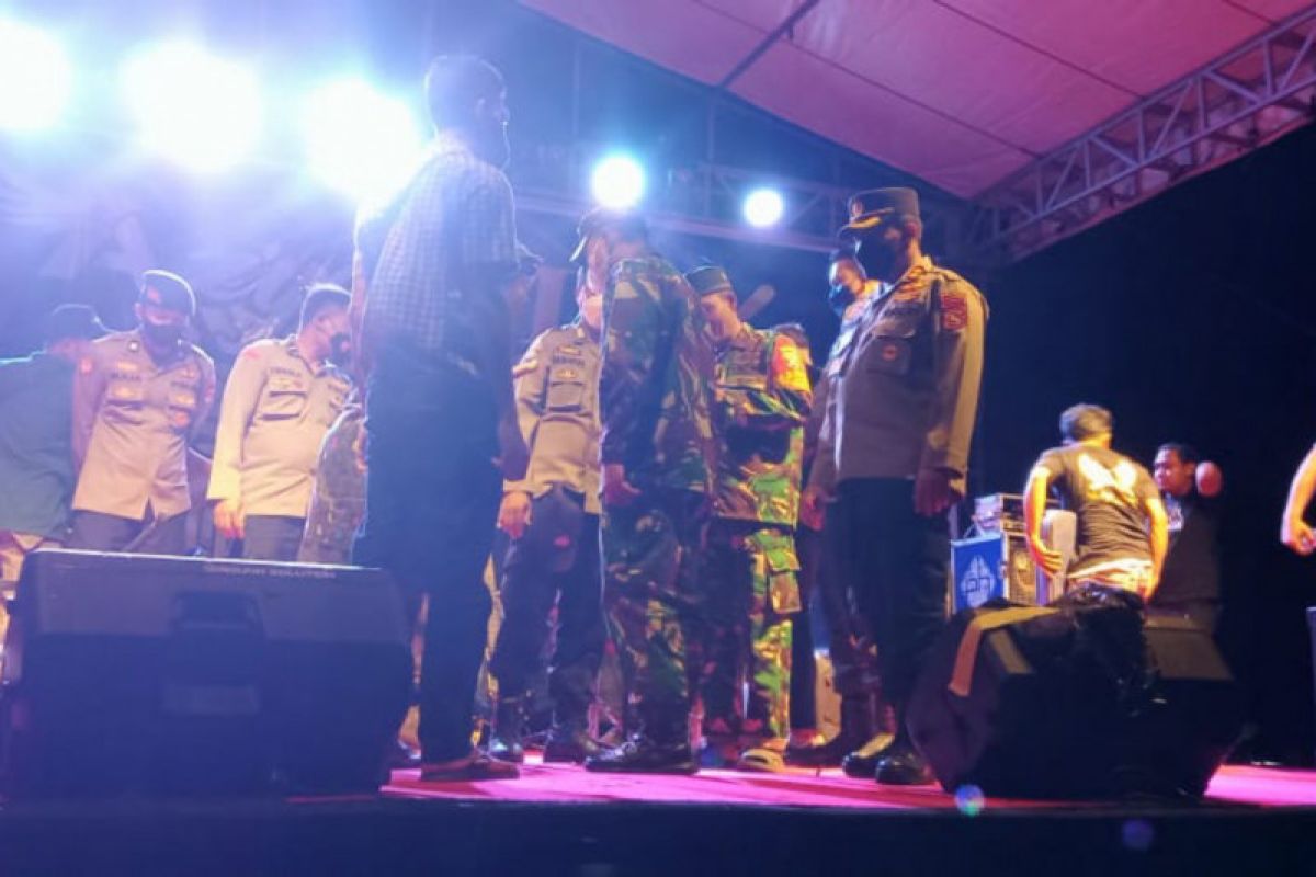 Acara live musik di Lombok Tengah dibubarkan aparat