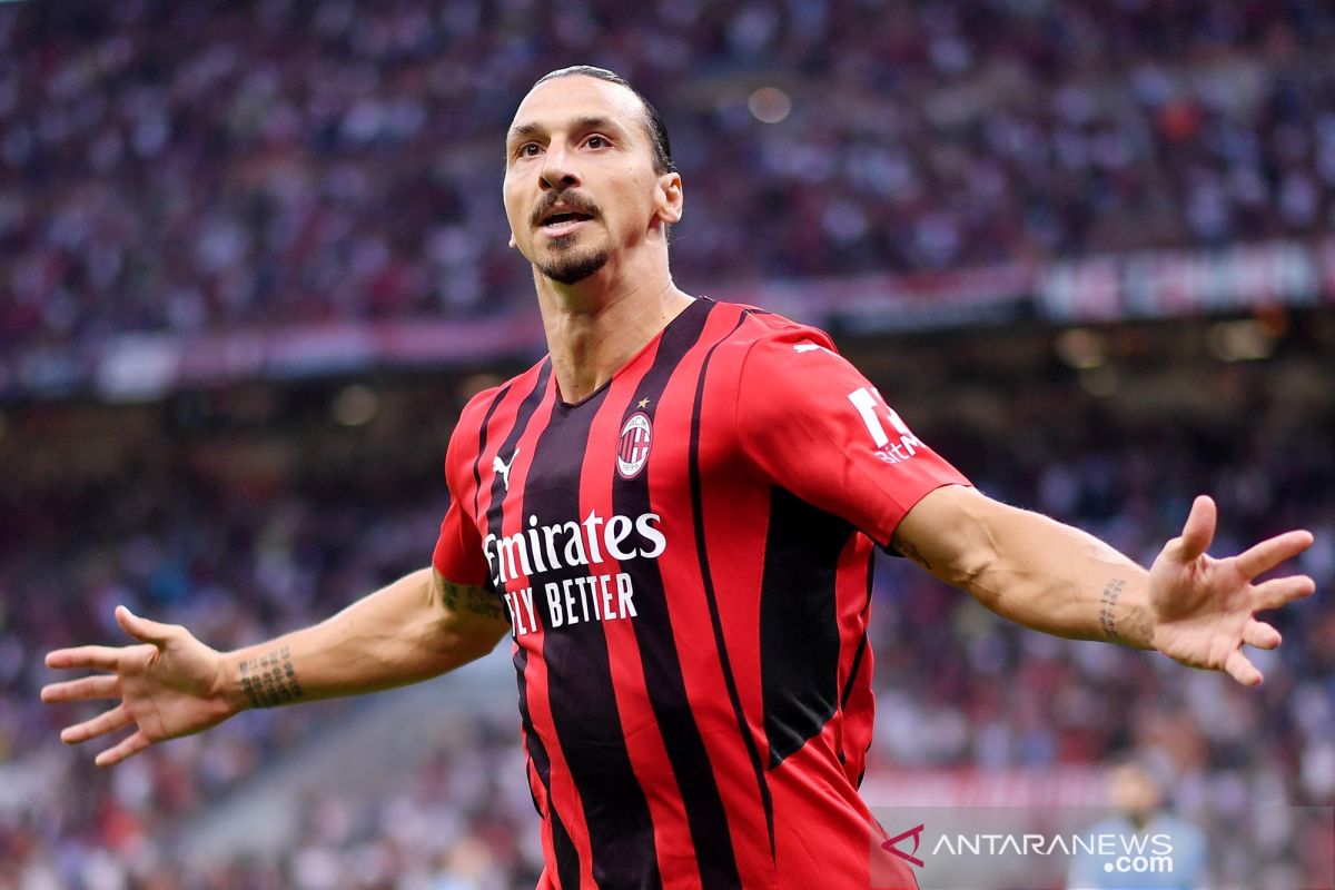 Liga Italia : Ibrahimovic kembali merumput, AC Milan kalahkan Lazio 2-0