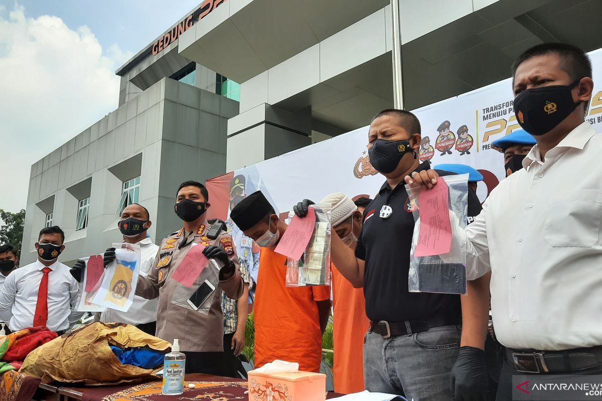 Polisi tangkap dua pelaku pembunuh dukun pengganda uang di Tangerang