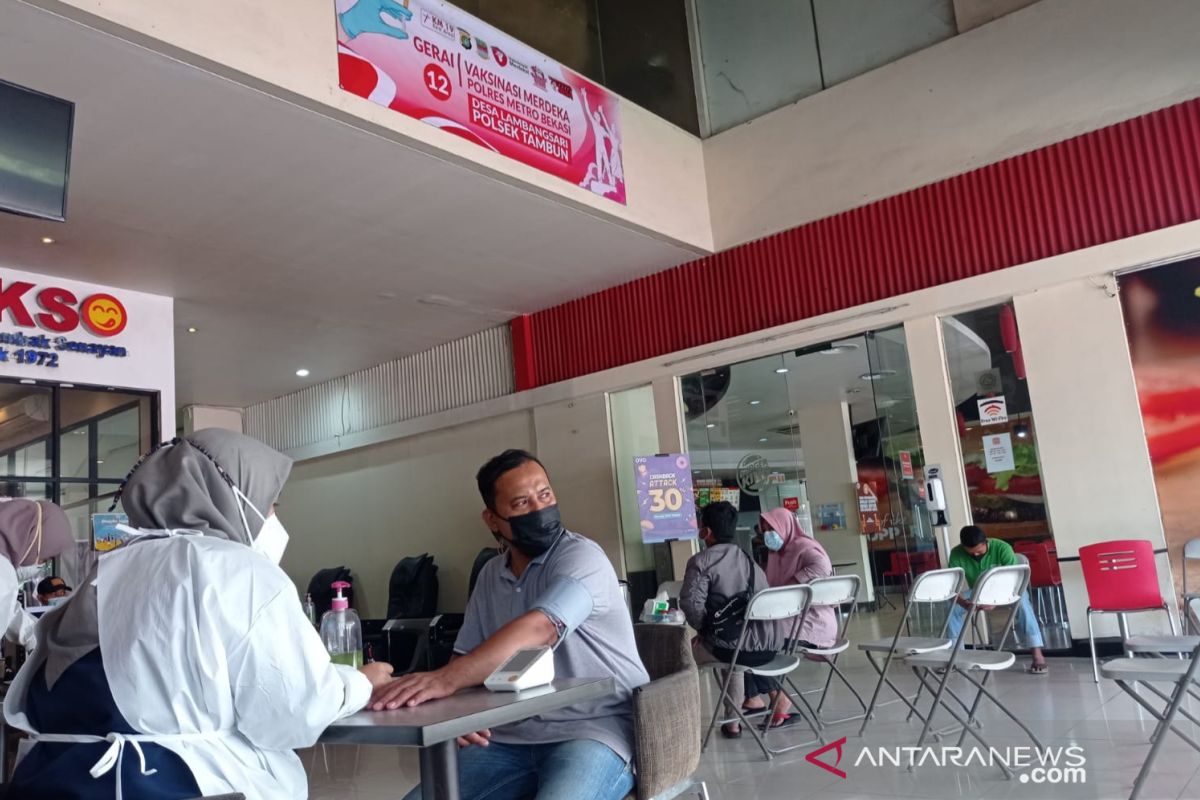 Ada layanan vaksinasi di rest area KM19 Tol Jakarta-Cikampek