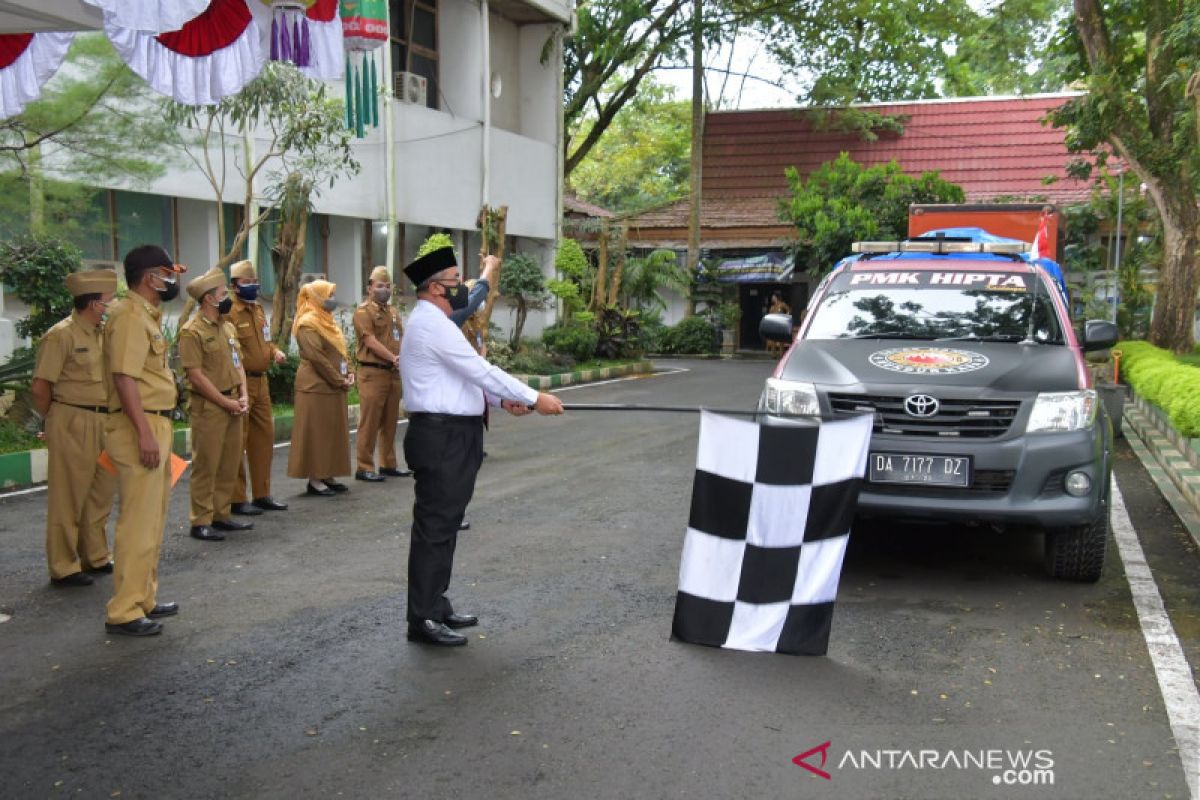 Bupati lepas aksi peduli banjir Kalteng Tim Rescue Gabungan Kerukunan BPK HSS