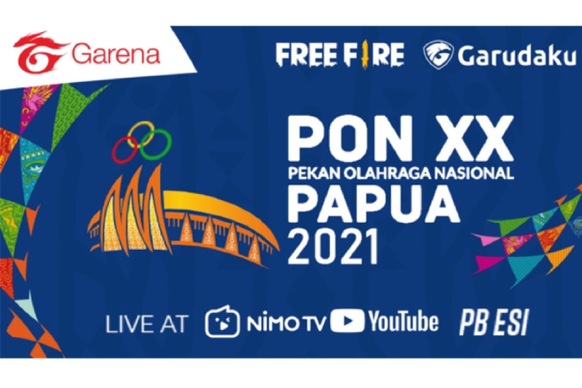 Sebelas tim Free Fire terbang ke Jayapura untuk final esport PON XX Papua