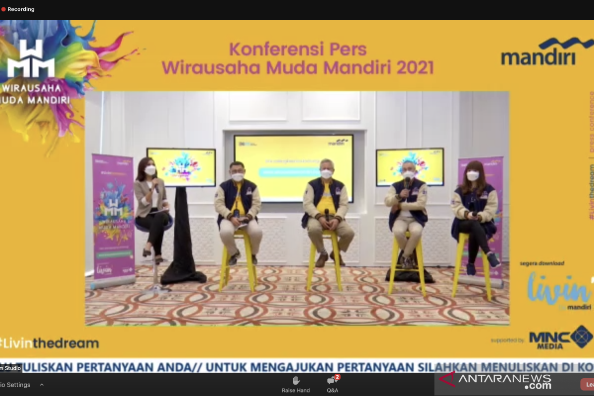 Bank Mandiri announces 2021 Mandiri Young Entrepreneur competition