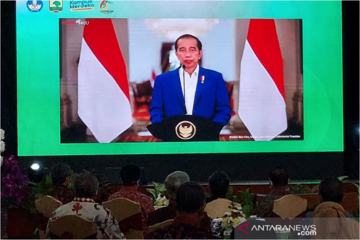Presiden Jokowi berharap Unand  penggerak kolaborasi wujudkan Indonesia Maju