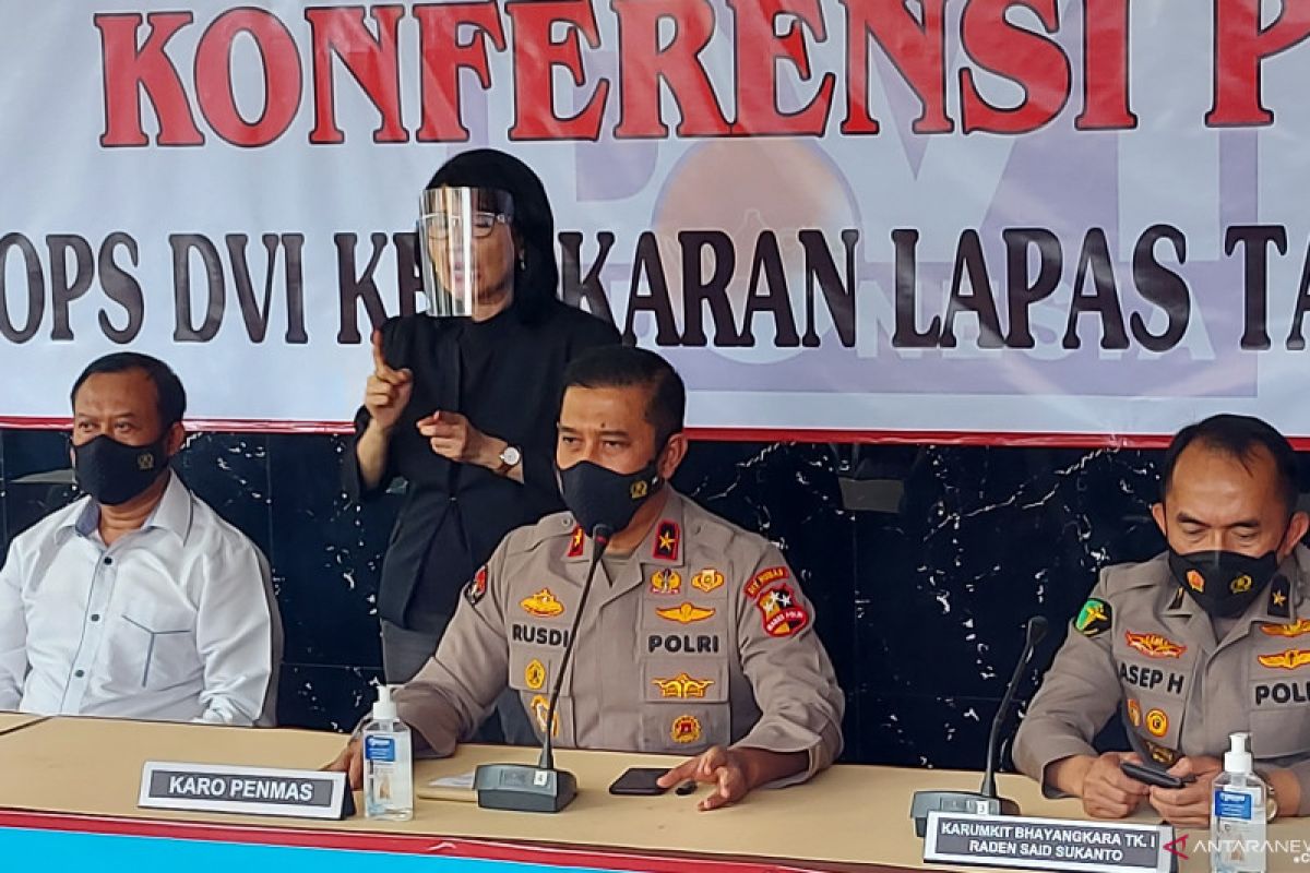 Polri identifikasi tujuh jenazah lagi korban  kebakaran Lapas Tangerang