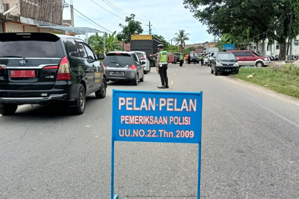 Puluhan kendaraan terjaring di Abdya