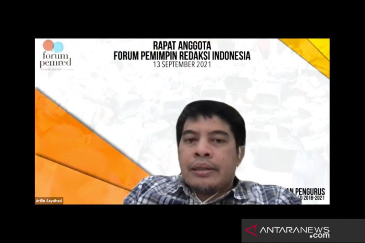 Forum Pemred: acara dan konferensi pers secara virtual dorong kesehatan jurnalis